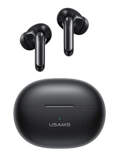 USAMS earphones με θήκη φόρτισης US-XD19 TWS ENC Φ13mm μαύρα