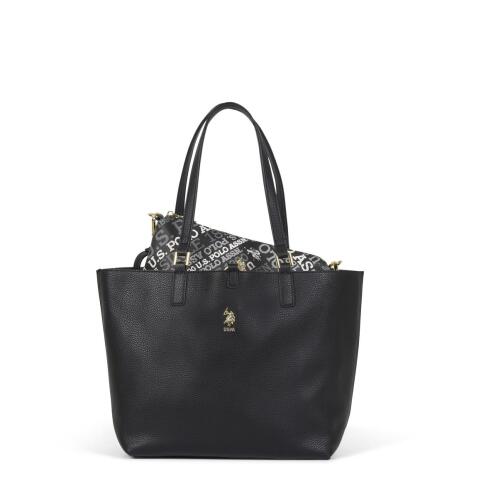 US Polo Assn. Τσάντα χειρός 28x26.5x14cm σειρά Rogersville Black