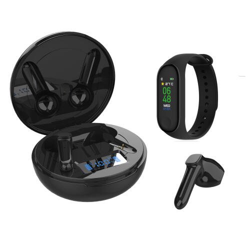 Blaupunkt Pack Activity Tracker & True Wireless Ακουστικά Μαύρα