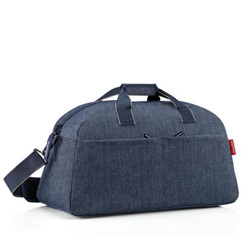 Reisenthel Τσάντα ταξιδίου 60 x34x26cm Overnighter Herringbone Dark Blue