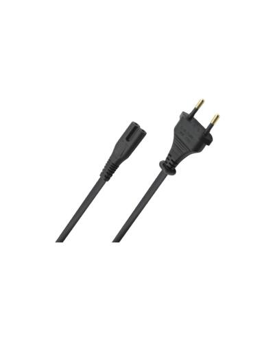 Oehlbach Powercord C7 Καλώδιο CEE7/16 – C7 1.5m Μαύρο