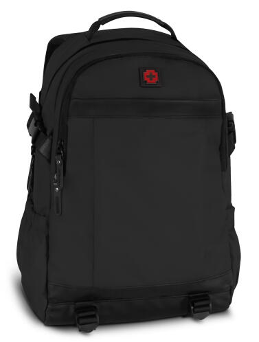 Swissbrand Σακίδιο πλάτης Dayton Black 46x29x15cm με θέση για laptop 15"