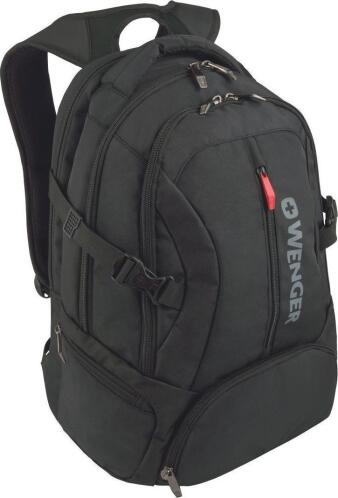 WENGER, TRANSIT 16"/40 DELUXE BACKPACK, BLACK