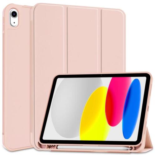 Θήκη Flip Smart inos Apple iPad 10.9 (2022) με TPU & SC Pen Ροζ