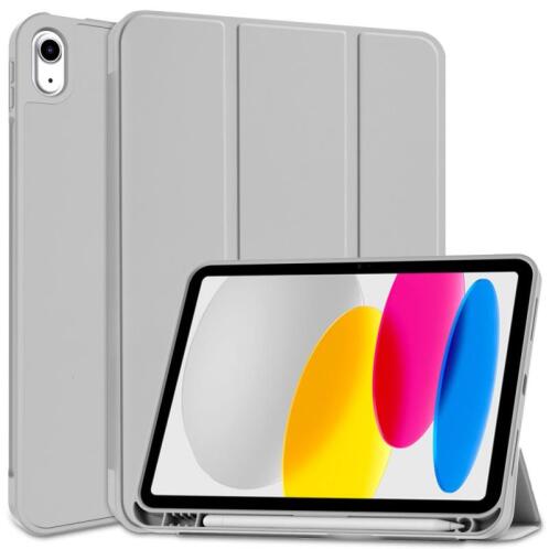 Θήκη Flip Smart inos Apple iPad 10.9 (2022) με TPU & SC Pen Γκρι