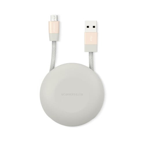 Vonmählen Premium Cable USB-A to microUSB The Luxury Cable Καλώδιο δεδομένων - Rose Gold