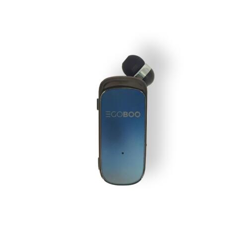 Egoboo Ακουστικό Clip&Go Pro In-Ear BT Handsfree Blue