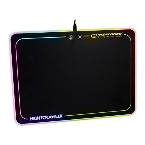 Esperanza Gaming MousePad με LED RGB Φωτισμό Esperanza Nightcrawler EGP104