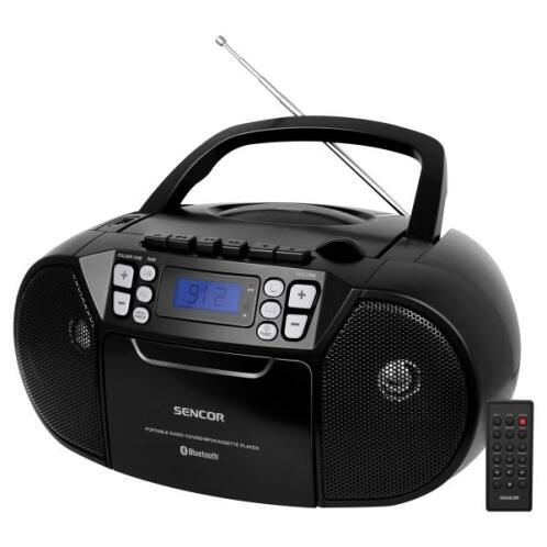 Sencor Κασετόφωνο Με Radio-CD SPT 3907 B