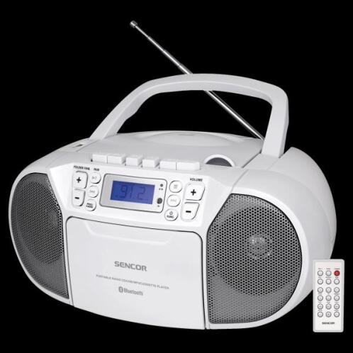 Sencor Κασετόφωνο με Radio-Cd SPT 3907 W