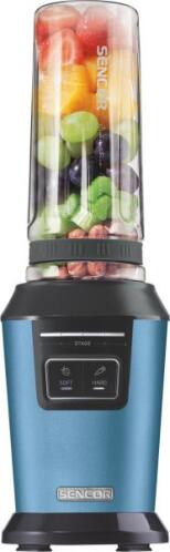 Sencor Συσκευή Smoothie Με Ειδικό Καπάκι Vacuum Metallic Series SBL 7172BL Μπλε