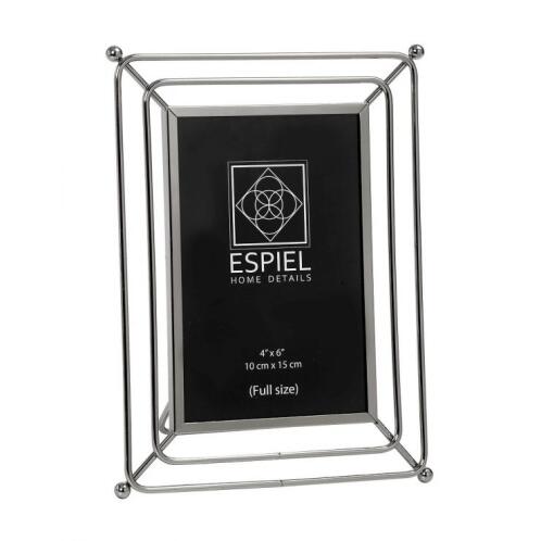 Espiel Κορνίζα Μεταλλική 13Χ18cm Ασημί