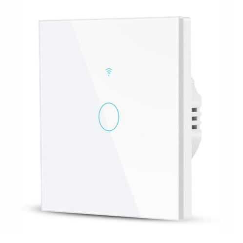 Rovo Χωνευτός Διακόπτης Τοίχου Wi-Fi Smart Switch για Έλεγχο Φωτισμού με Ένα Πλήκτρο Αφής FN1C