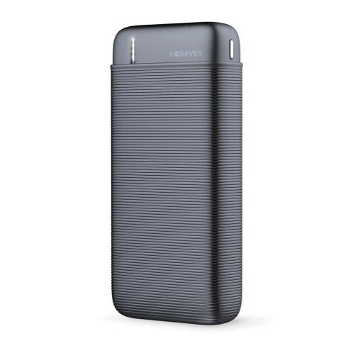 Forever TB-100L Power Bank 20000mAh με 2 Θύρες USB-A Μαύρο