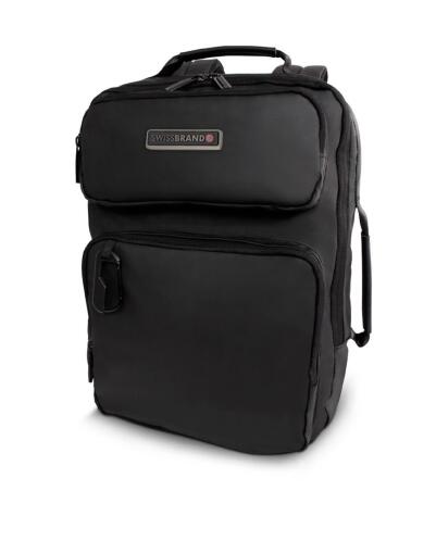 Swissbrand Σακίδιο πλάτης 40x29x14cm με θέση για laptop 15'' Hanover Black