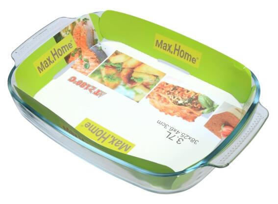 MAX HOME ΤΑΨΙ ΟΡΘΟΓΩΝΙΟ 3,7lt 38x25cm HSA