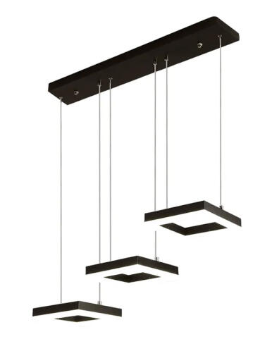 POWERTECH LED φωτιστικό οροφής HLL-0103 35W 70x120cm μαύρο