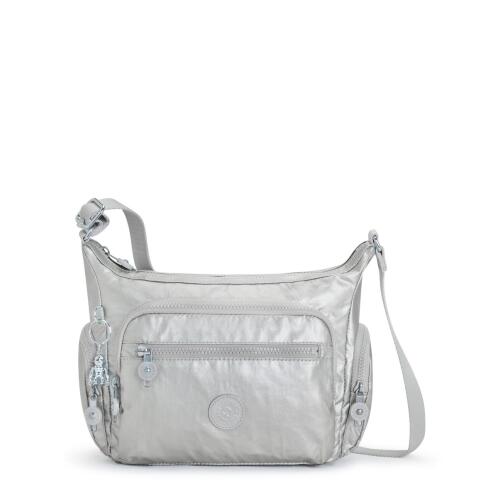 Kipling Τσαντάκι ώμου 29x22x16.5cm σειρά Gabbie Bright Metallic