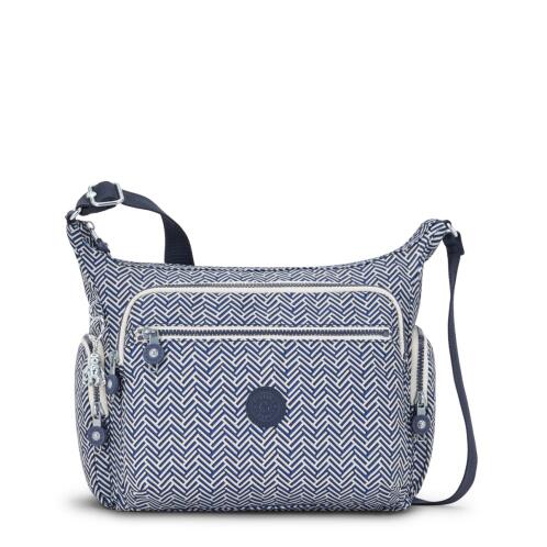 Kipling Τσάντα ώμου 35.5x30x18.5cm σειρά Gabbie Urban Chevron