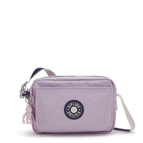 Kipling Τσάντα ώμου Small 20x13.5x7.5cm σειρά Abanu Gentle Lilac