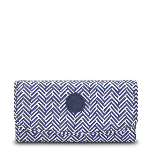 Kipling Πορτοφόλι 10x18.5x3cm σειρά Money Land Urban Chevron