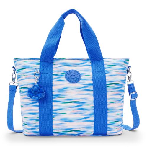 Kipling Τσάντα χειρός 44x30x17.5cm σειρά Minta L Diluted Blue