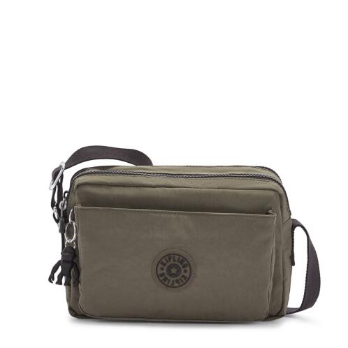 Kipling Τσάντα Ώμου 17x24x9cm Abanu Green Moss