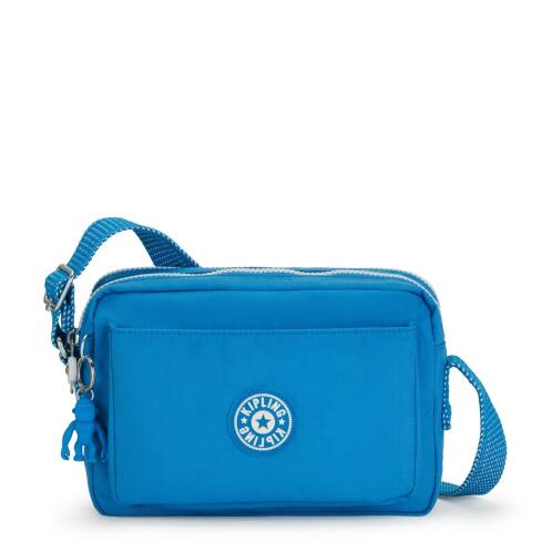 Kipling Τσάντα ώμου 24x17x9cm σειρά Abanu M Eager Blue