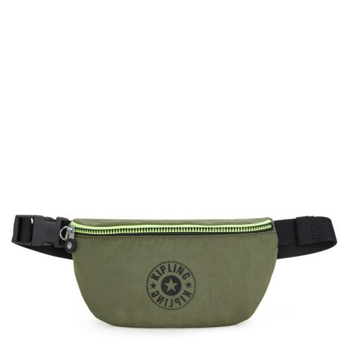 Kipling Τσαντάκι μέσης 26x15x5cm σειρά Fresh Lite Strong Moss