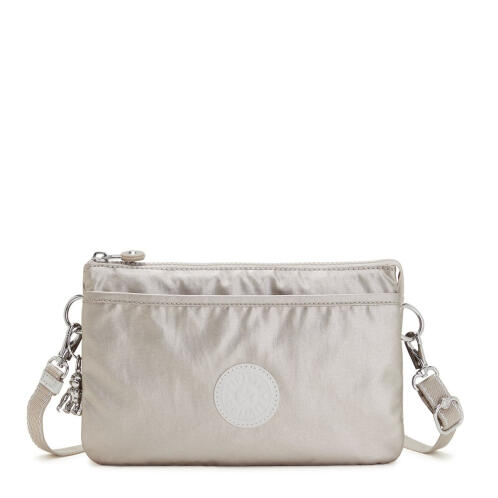 Kipling Τσάντα ώμου 24x16x16.5cm σειρά Riri Metallic Glow