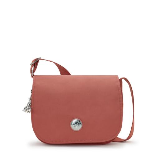 Kipling Τσάντα ώμου 19x24.5x9cm σειρά Loreen M Grand Rose