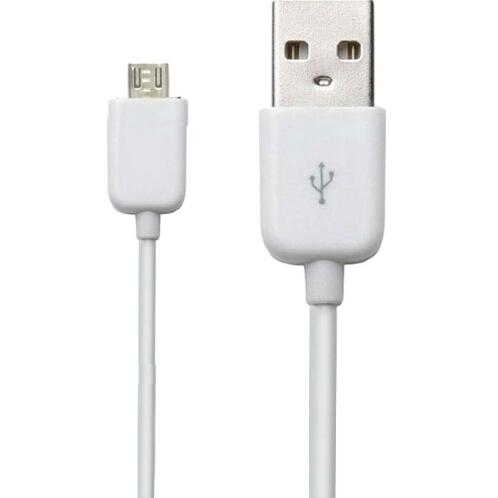 Simply Καλώδιο Data USB to Micro USB 1m Λευκό