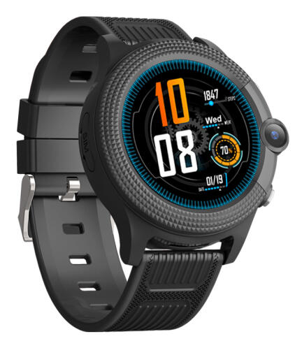 Intime GPS Smartwatch για Παιδιά IT-051 1.28" Camera 4G IPX7 Μαύρο