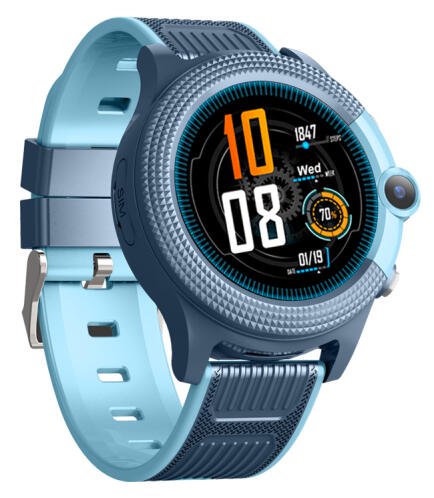 Intime GPS Smartwatch για Παιδιά IT-052 1.28" Camera 4G IPX7 Μπλε