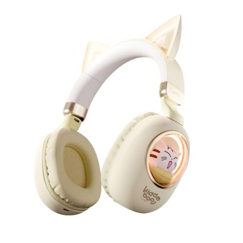 Kiddoboo Delulu Bluetooth Headphones Gold