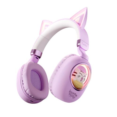 Kiddoboo Delulu Bluetooth Headphones Lavender