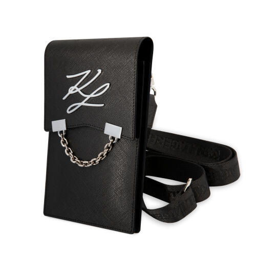 Karl Lagerfeld Autograph Sock & Pouch Μαύρο