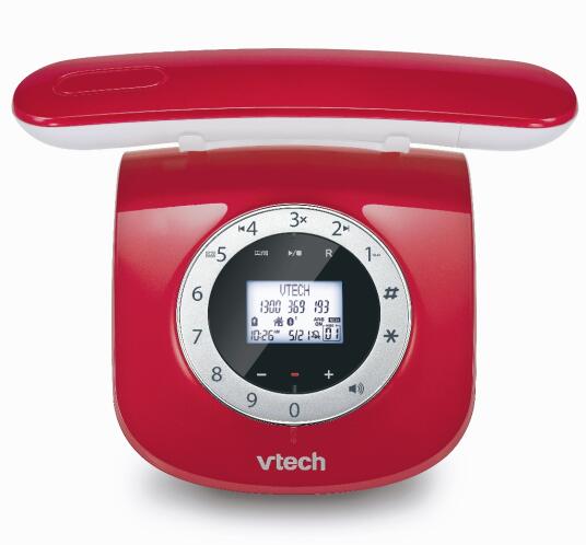 Ασύρματο τηλέφωνο Vtech LS1750 τεχνολογίας DECT/GAP Κόκκινο