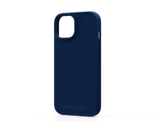 MOB NJORD IPHONE 15 CASE SUEDE MAGSAFE BLUE