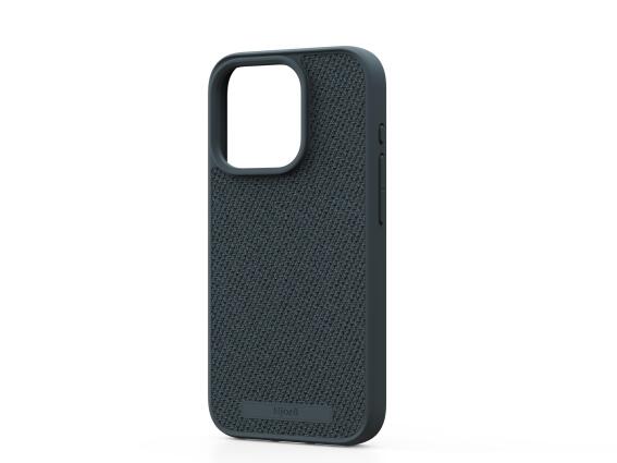 MOB NJORD IPHONE 15 PRO CASE FABRIC MAGSAFE DARK GREY