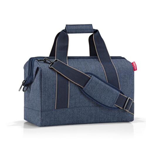 Reisenthel Τσάντα ταξιδίου 40x33.5x24cm Allrounder M Herringbone Dark Blue