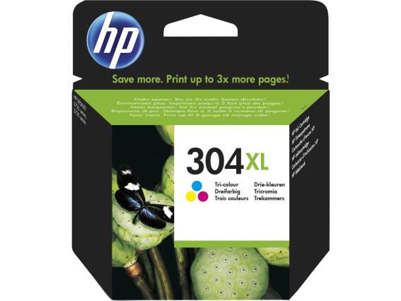 HP Μελάνι 304XL Tri-color Original Ink Cartridge