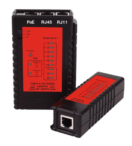 NOYAFA tester καλωδίων δικτύου NF-468PF για PoE RJ45 & RJ11