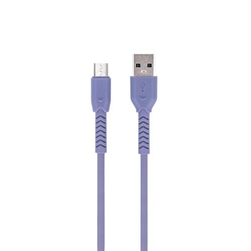 Maxlife Regular USB 2.0 to micro USB Cable Μωβ 1m (MXU-04)