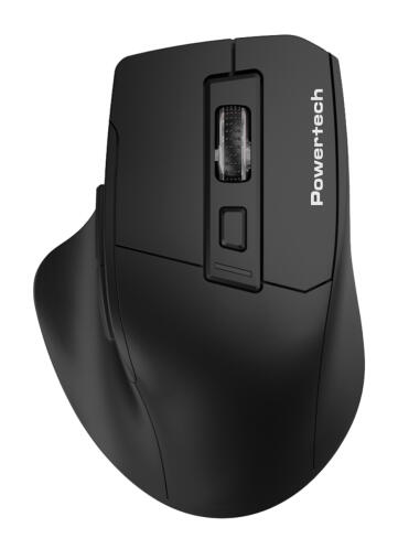 POWERTECH ασύρματο ποντίκι PT-1272 USB δέκτης 1600DPI μαύρο