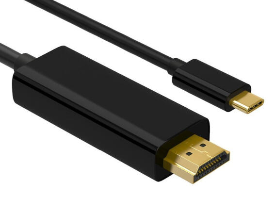 Powertech Καλώδιο USB-C σε HDMI PTH-072 4K/60Hz 1m Μαύρο