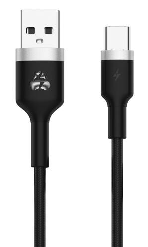 POWERTECH καλώδιο USB σε USB-C metal PTR-0096 15W 3A 1m μαύρο