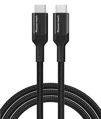 POWERTECH καλώδιο USB-C PTR-0135 PD 60W 10Gbps copper 1m μαύρο