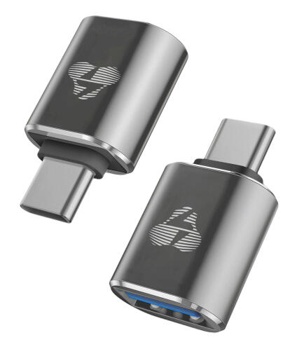 POWERTECH αντάπτορας USB-C σε USB 3.0 PTR-0148 10 Gbps 60W γκρι