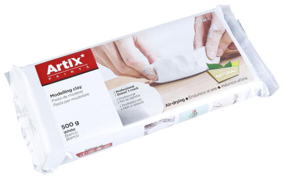 ARTIX PAINTS φυσικός πηλός PY036-1 χωρίς γλουτένη 500γρ λευκός